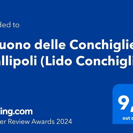 Il Suono Delle Conchiglie - Lido Conchiglie Gallipoli Εξωτερικό φωτογραφία