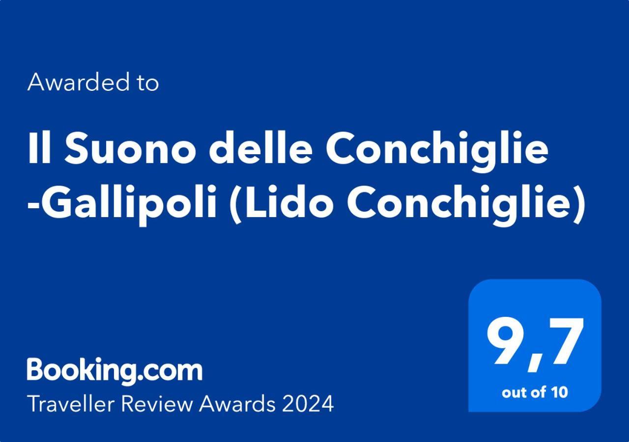 Il Suono Delle Conchiglie - Lido Conchiglie Gallipoli Εξωτερικό φωτογραφία